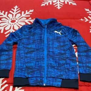 Puma Zip Up Sweatshirt - Boys